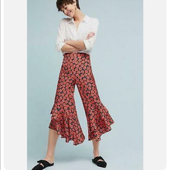 Ett:twa by Anthropologie Floral Wide Pants - Picture 10 of 10